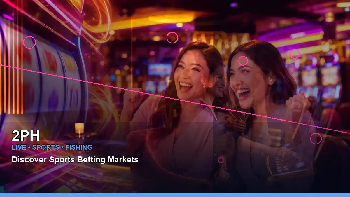 2PH neon jackpot slot games featuring an adult Filipina casino host with a right-diagonal composition